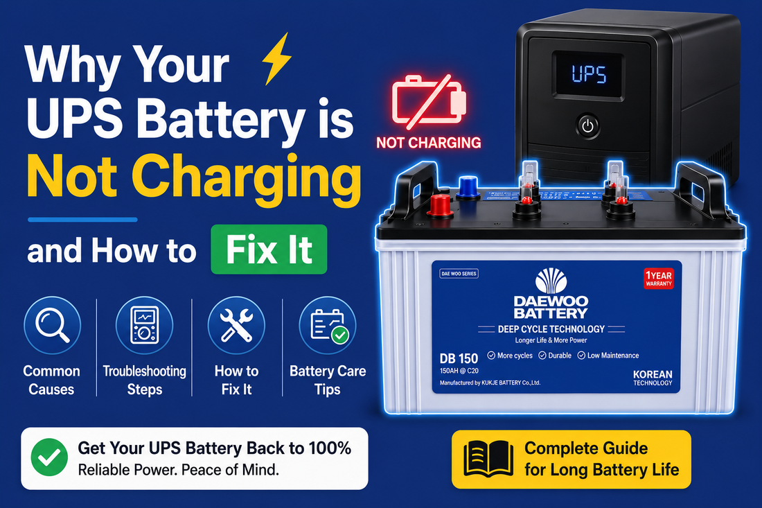 Why Your UPS Battery is Not Charging and How to Fix It
