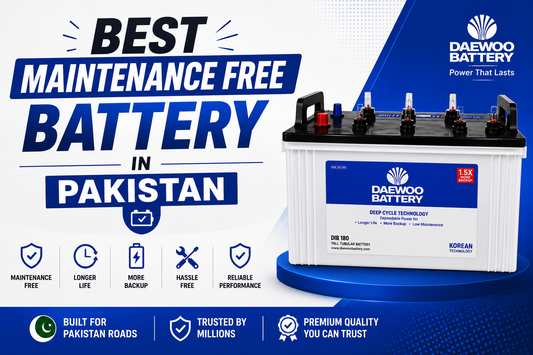 Best Maintenance Free Battery in Pakistan | 2026 Guide