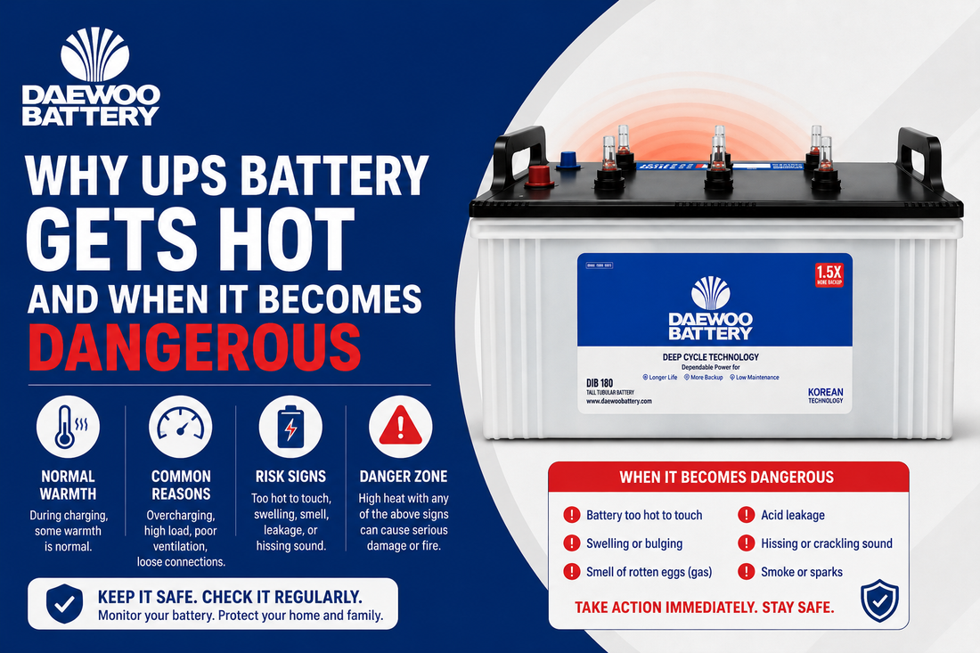 Its dangerous when UPS Battery gets hotter and which safety tips to follow