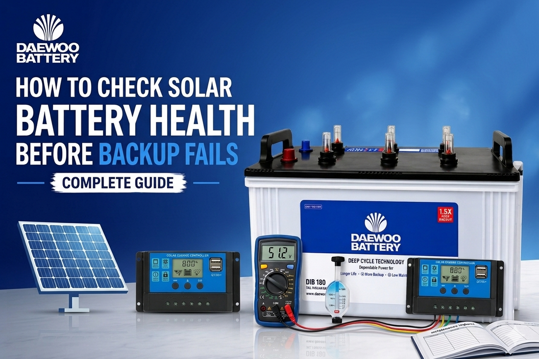 How to Check Solar Battery Health Before Backup Fails